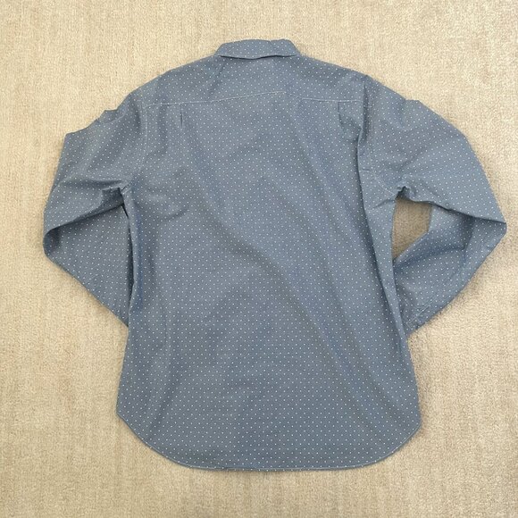 Bonobos Slim Fit Long Sleeve Button Down Shirt M Blue White Cotton - Picture 4 of 8
